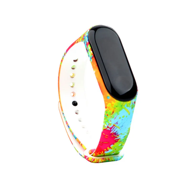 New Colorful silicone band For Xiaomi mi band 3 strap Replacement bracelet band mi band 3 Strap men/women watches Accessories - Цвет ремешка: 008