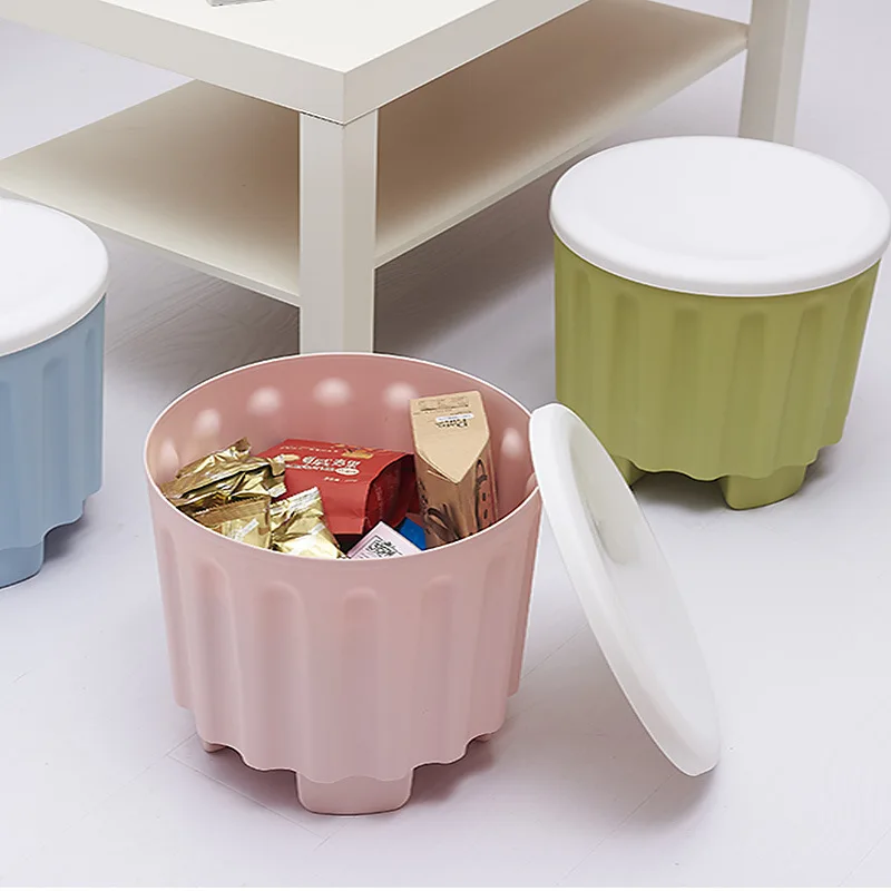 Buy Circular Creative Can Sit People Shoes Stool Can Be Superimposed Storage