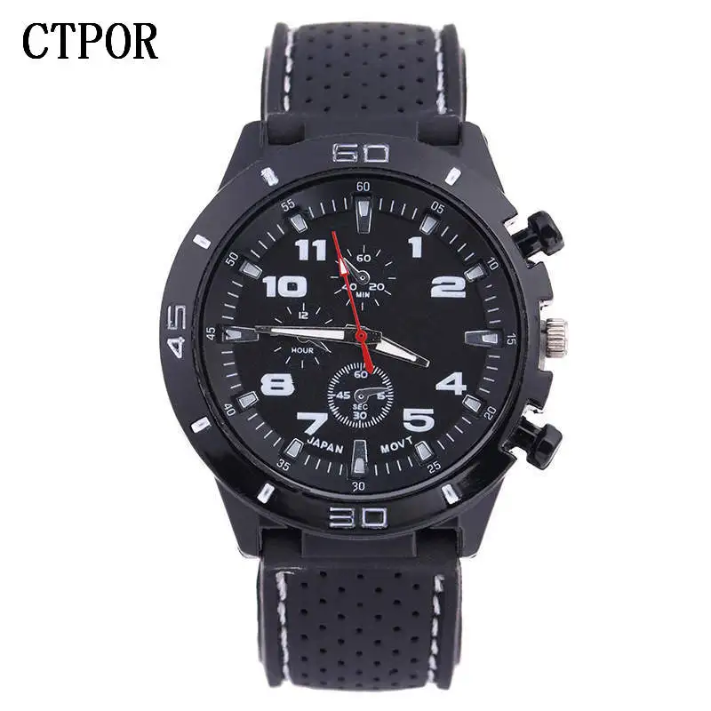 Sports Children's Watch Military Sports Car Style Man Watches Rubber Silicone Men Wristwatch Child Student Clock Kids Boy WATCH