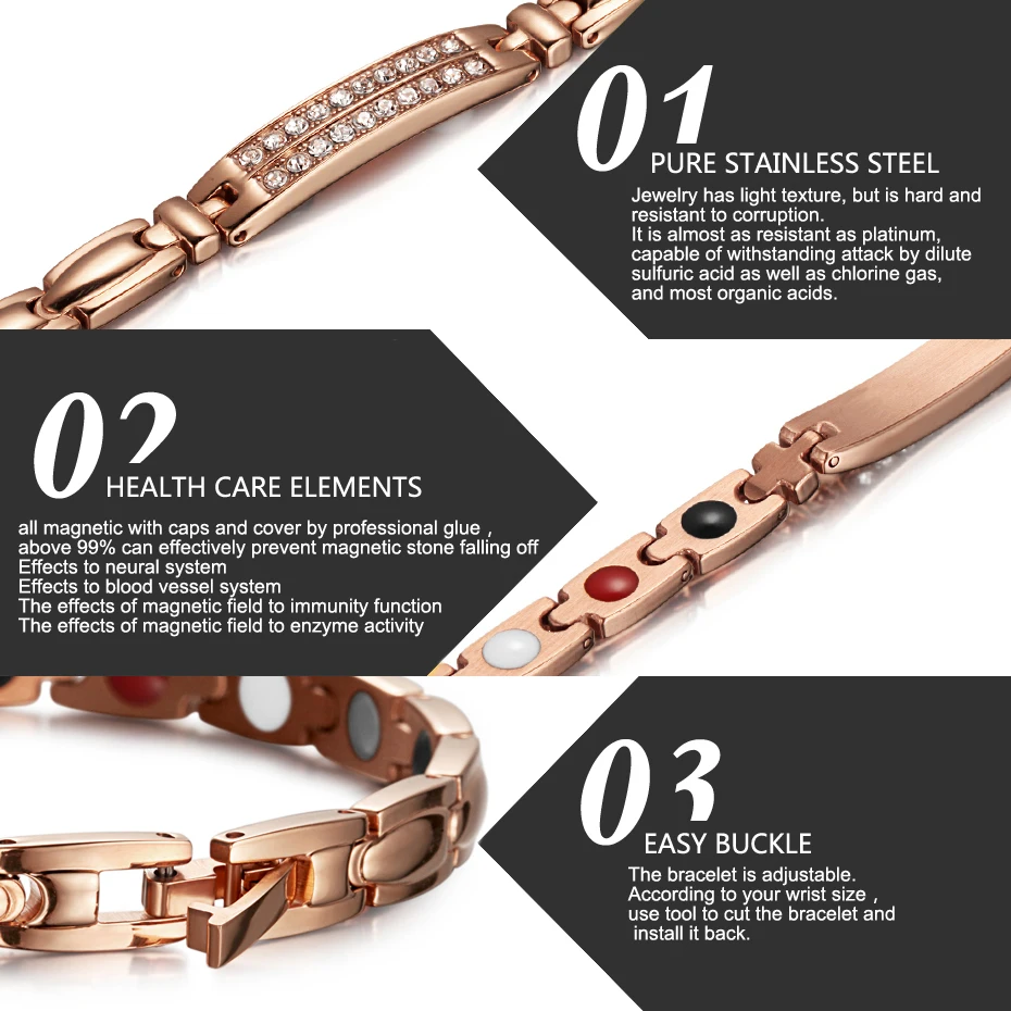 Rose Gold Stainless Steel Bracelet (5)