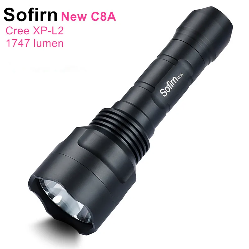 Sofirn Новый C8A мощный светодиодный фонарик Cree XPL2 18650 1747 люмен портативный фонарь