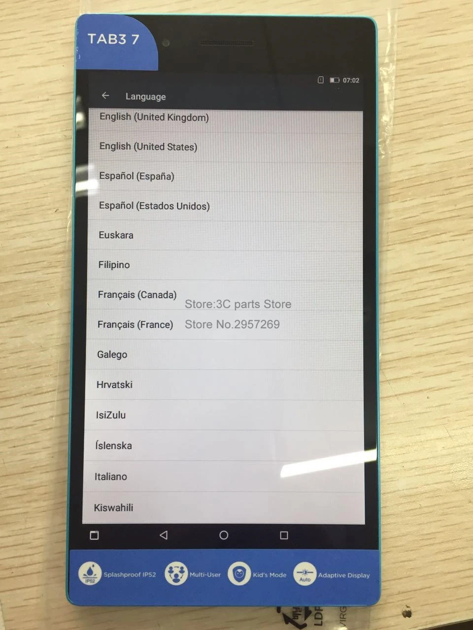 tab3 730M-9