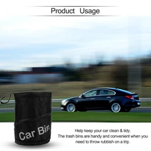 Мусорная корзина мусорный контейнер мусорное ведро мешок экологически чистый автомобиль корзина черный цвет