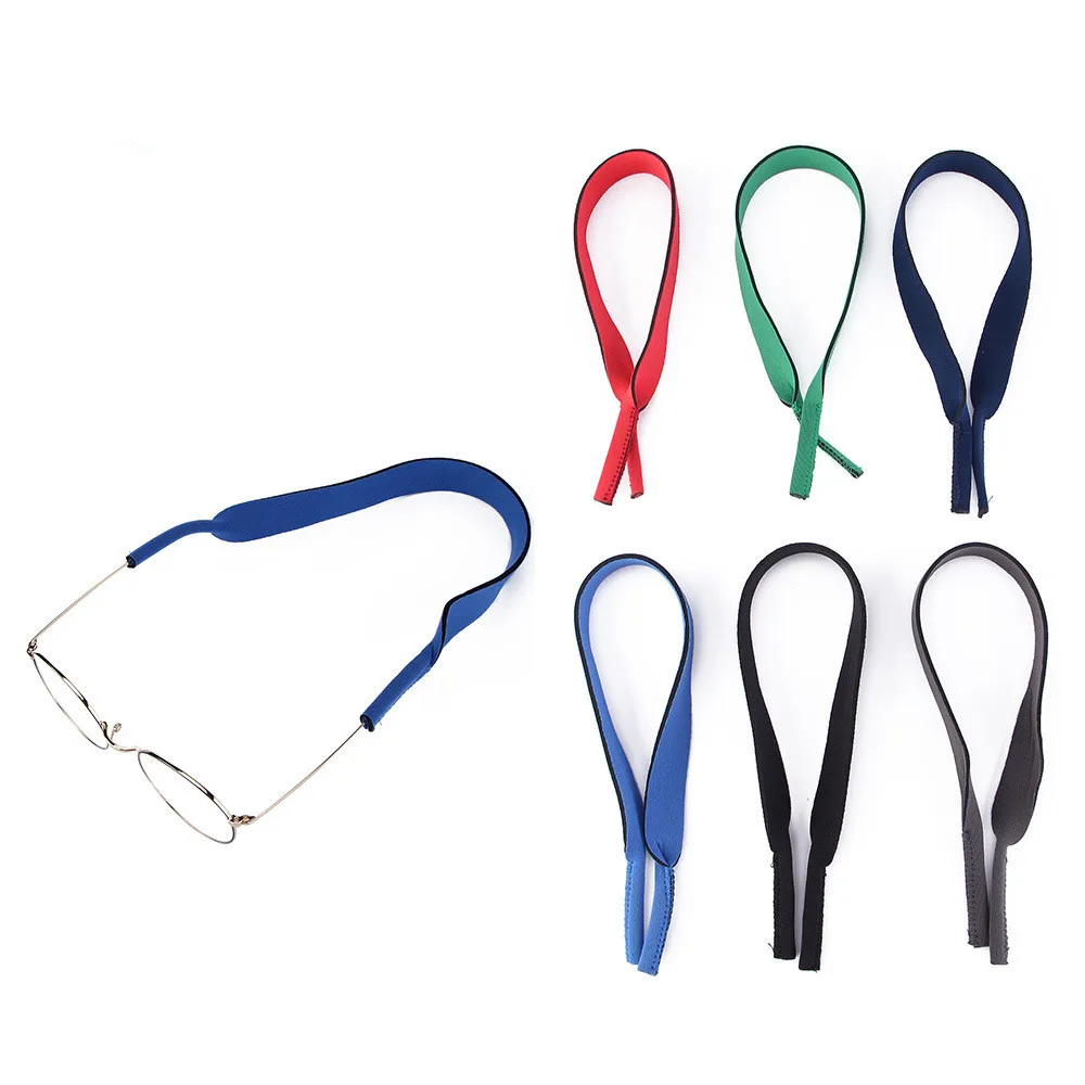 

1PC Candy Color Elastic Silicone Eyeglasses Straps Sunglasses Chain Sports Anti-Slip String Glasses Ropes Band Cord Holder