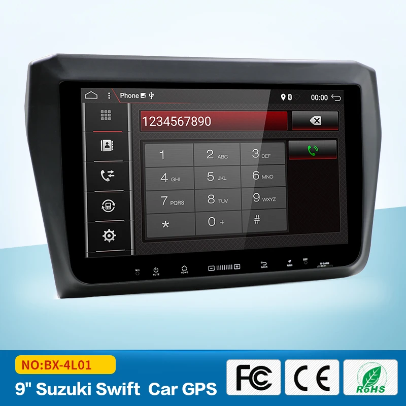 

9"Android 7.1 Car DVD Player Multimedia Stereo For Suzuki Swift 2017 Autoradio GPS Navigation