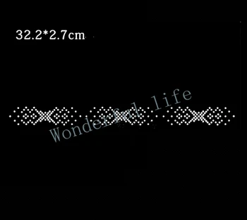 

Wonderful life new pattern hotfix rhinestones transfer DIY for clothing free shipping 30PCs per lot
