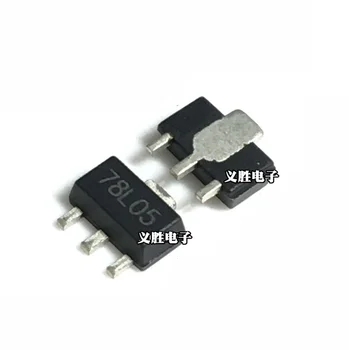 

50PCS 78L05 SOT89 SOT-89 5V Patch three-terminal regulator