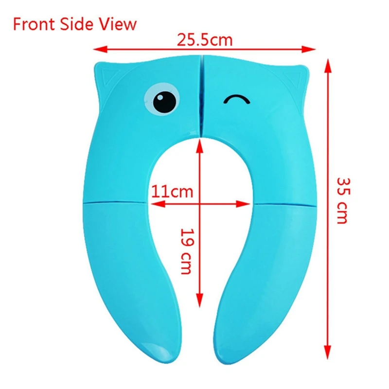 Детское складное пластиковое туалетное сиденье для младенцев, детские Нескользящие силиконовые накладки для путешествий, переносные