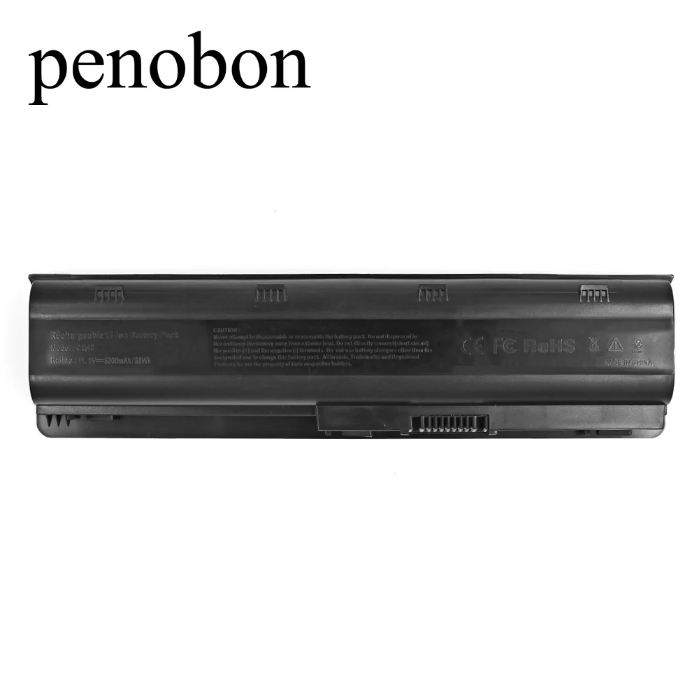 Penobon ноутбук Батарея 5200 мА-ч для hp DM4 MU06 MU09 CQ42 G42 G72 G62 CQ32 для Pavilion g6s g6t g6x для Presario CQ43 CQ56 CQ62