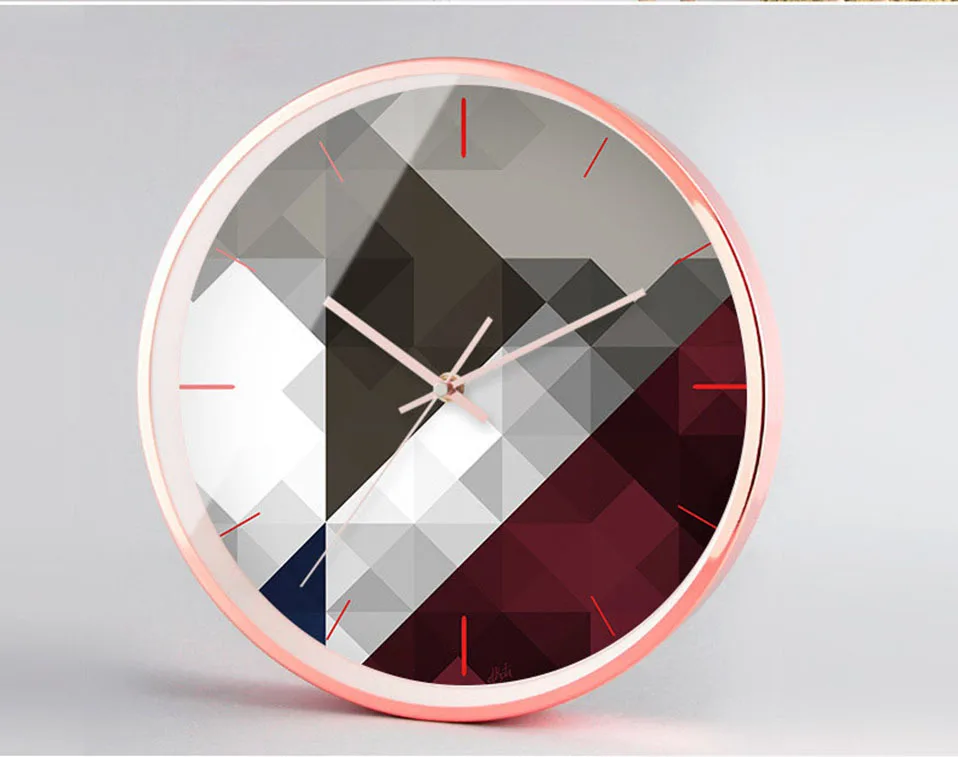 Новые 3D большие настенные часы большого размера геометрические настенные часы современный дизайн минималистичные скандинавские бесшумные механические часы украшение для дома