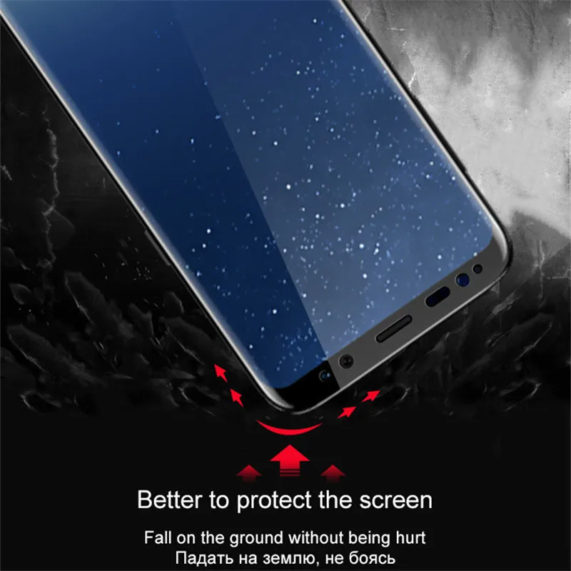 Защитное стекло закаленное 3d для Samsung Galaxy S9 Plus/S8/S7/S6 Edge/Note 8/9|Защитные стёкла и