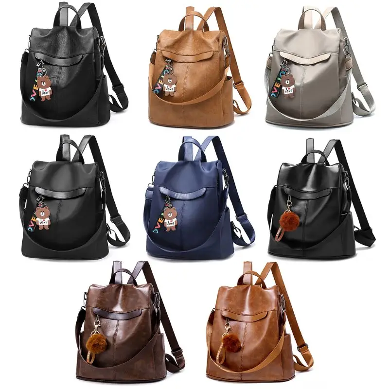 

THINKTHENDO 2019 New Fashion Waterproof Women Anti-theft Fahion Backpack Shoulder Bag Travel Daypack Schoolbag