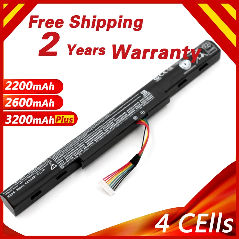 Аккумулятор Golooloo AS16A5K AS16A7K AS16A8K для ноутбука Acer Aspire E5 575 батарея as16a7.