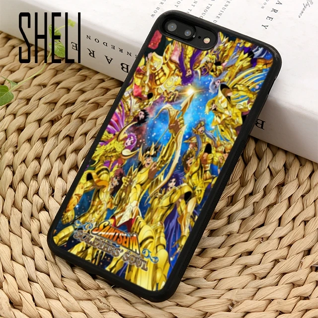 

SHELI saint seiya gold knight zodiac Phone Case Cover For iPhone 6 6S 7 8 Plus X XR XS max 5 5S SE Samsung S6 S7 edge S8 S9 Plus