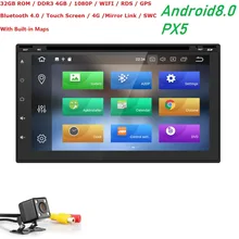 Hizpo 7 “2Din Android8.0 8 Core Car DVD Universale Con Radio FM GPS BT autoradio di Navigazione Stereo Audio Player SWC DAB + TPMS WIFI