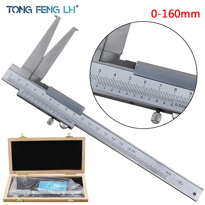 10 160mm Inside Groove Vernier Caliper mono block inside caliper To
