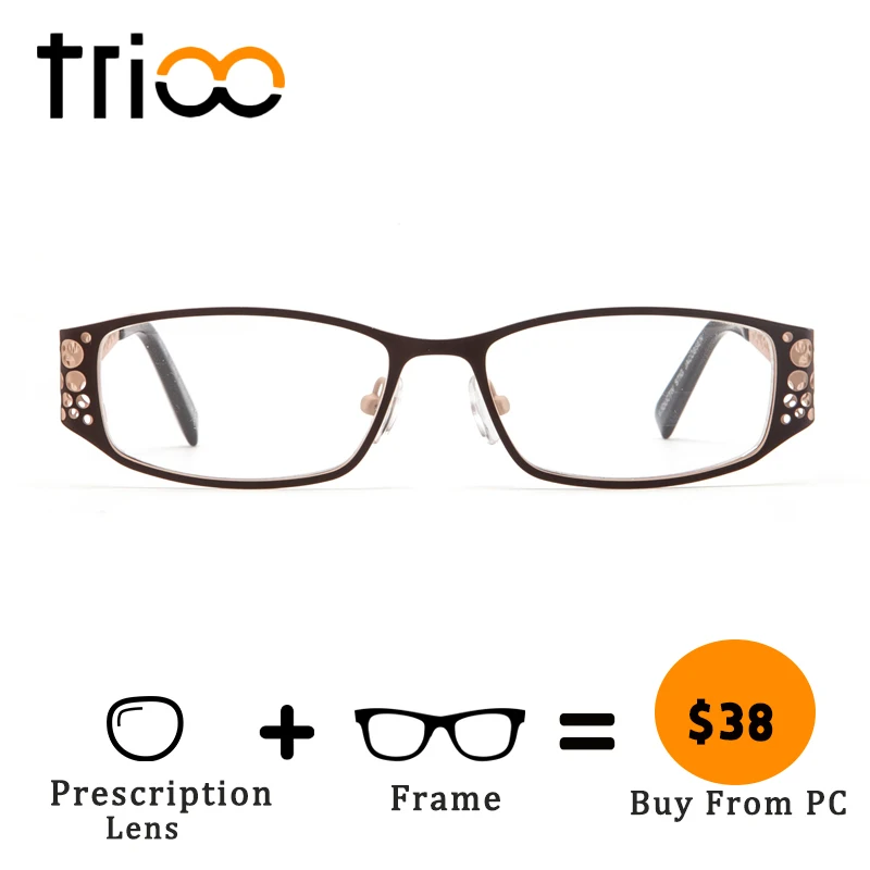 TRIOO Овальный уникальный Дизайн круг глаз очки для близоруких элегантный овальные очки Для женщин минус прозрачные линзы близорукость очки