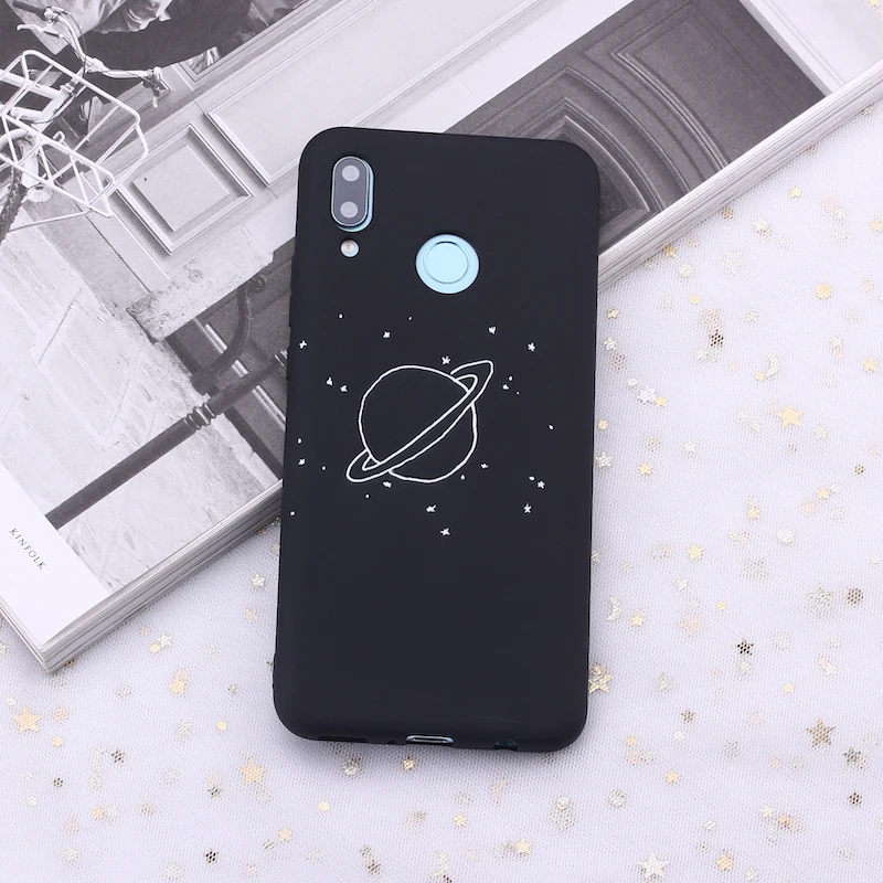 Силиконовый чехол для телефона Xiaomi mi Red mi Note 5 6 7 8 9 lite Pro Plus Space Moon Astronaut Stars Candy - Цвет: 11