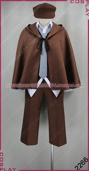 

2016 New Cartoon RWBY Jaune Arc Cosplay Costume Top+Pant+Vest+Overcoat+Tie+Hat