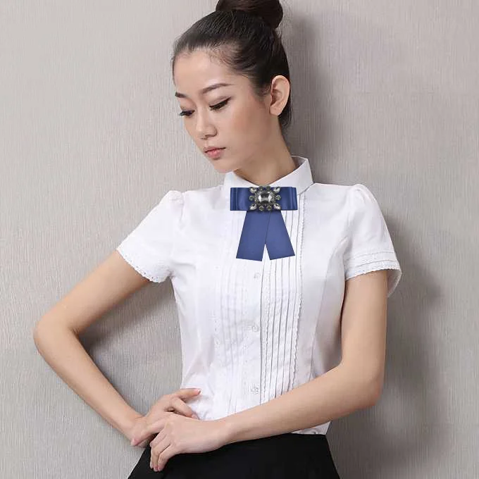Женская Брошь бант CINDY XIANG булавка ручной работы с кристаллами и лентой|brooches for