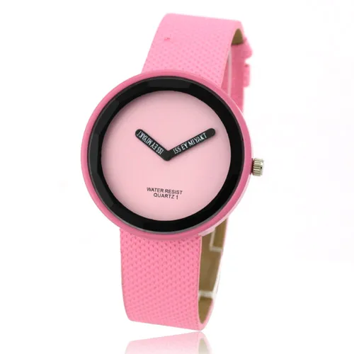 

Fashion Brand Womage Watches Womens Watches Women Quartz Watches 13 Candy Color Cute Leather Strap Simple Fashion Wristwatch