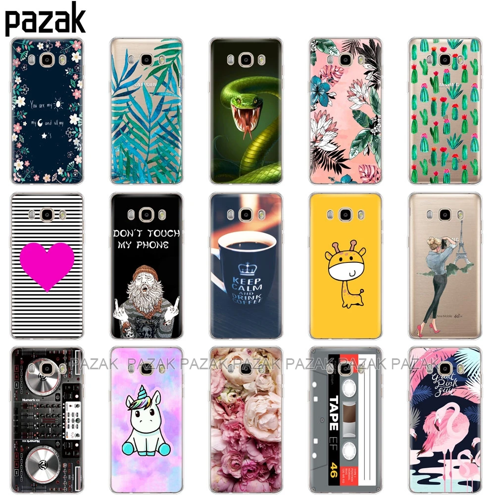 سيليكون الهاتف حقيبة لهاتف سامسونج غالاكسي J7 2016 J710 J710F حالات JCover لسامسونج J7 2016 حالة شل جديد تصميم البوب