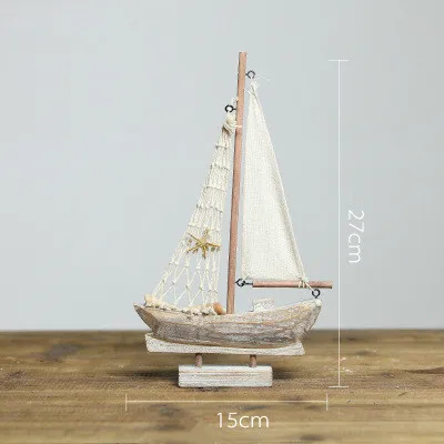 Американский деревянный парусник статуэтки Saling корабль домашний офис Настольный миниатюрный морской парусный спорт лодки домашний декор Ремесла подарки - Цвет: S