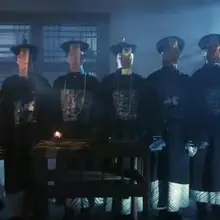 Китайский вампир Цзян Ши одежда Хэллоуин ужас ролевые игры Косплей зомби призрак хитрый костюм солдат династии Цин