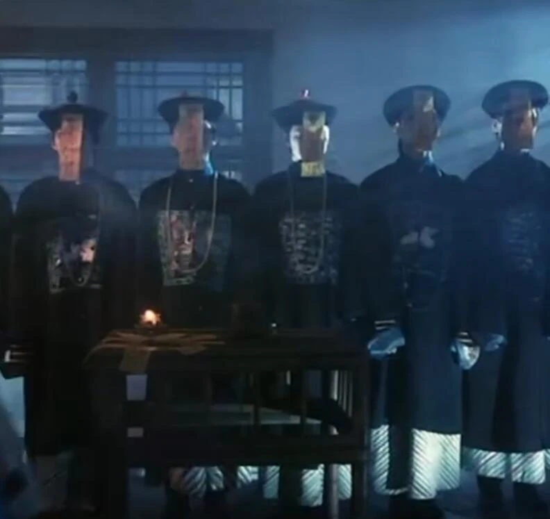 中国の吸血鬼の服,ハロウィーンの服,怖いコスプレ,ゾンビゴーストトリッキーな衣装,清王朝の兵士