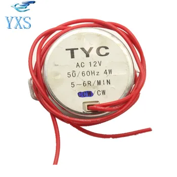

TYC-AC12V AC12V 4W 5-6RPM/MIN Synchronous Motor 50/60Hz CCW/CW