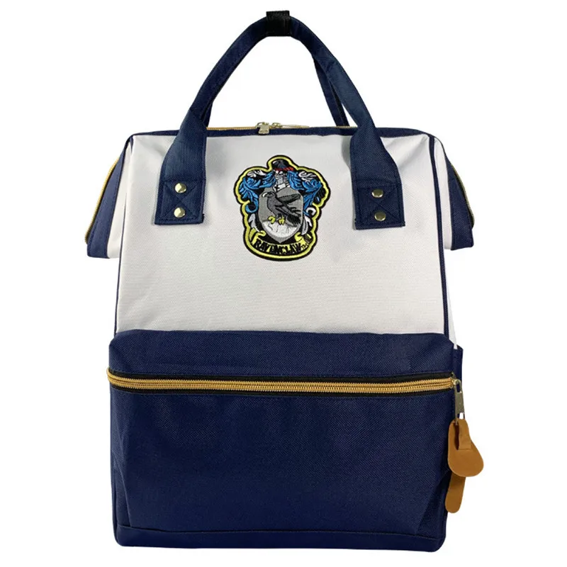 

Harry potter Embroidery Gryffindor Ravenclaw Printing Backpack Canavas School Bags Large Laptop Backpack Badge Rucksack 2019