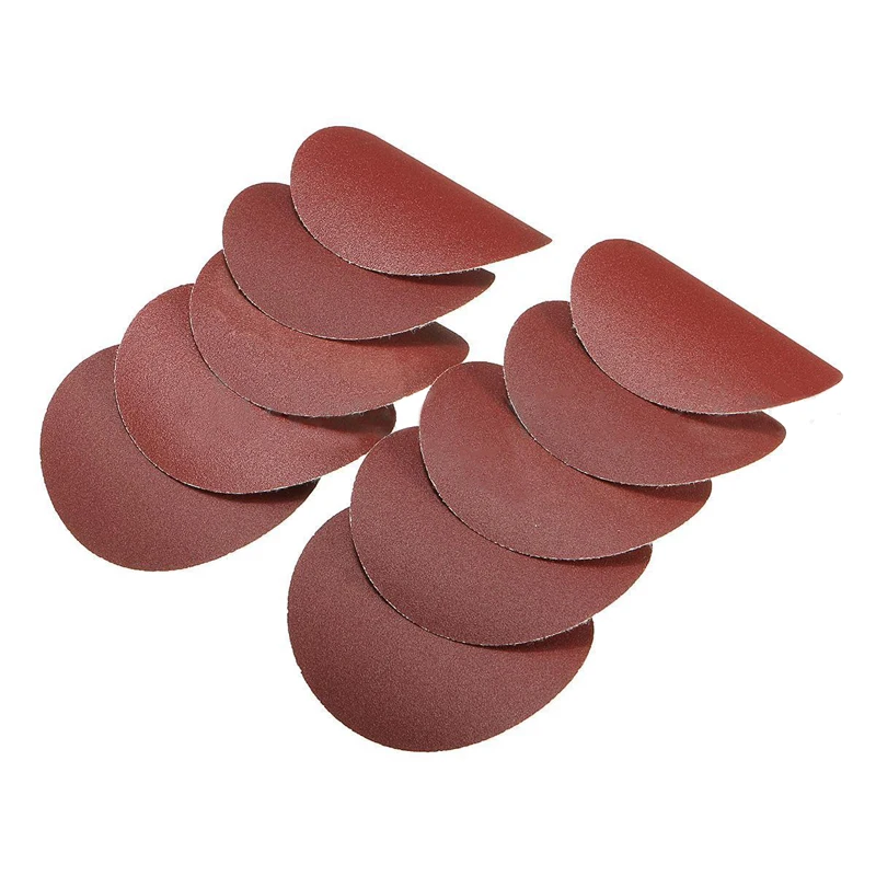 DWZ 10pcs 3inch 75mm New Round Sanding Discs Polishing Pad Sander Paper Set 80-3000Grit