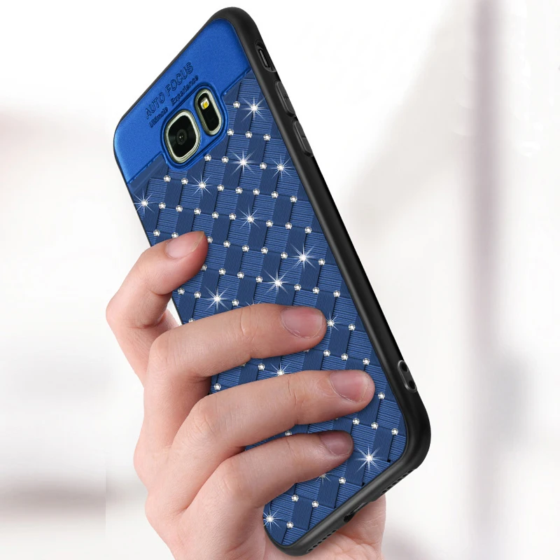 

YonLinTan glitter diamond 3D coque,cover,case For Samsung galaxy S7 Edge S7edge on Silicone luxury Silicon back Phone cases