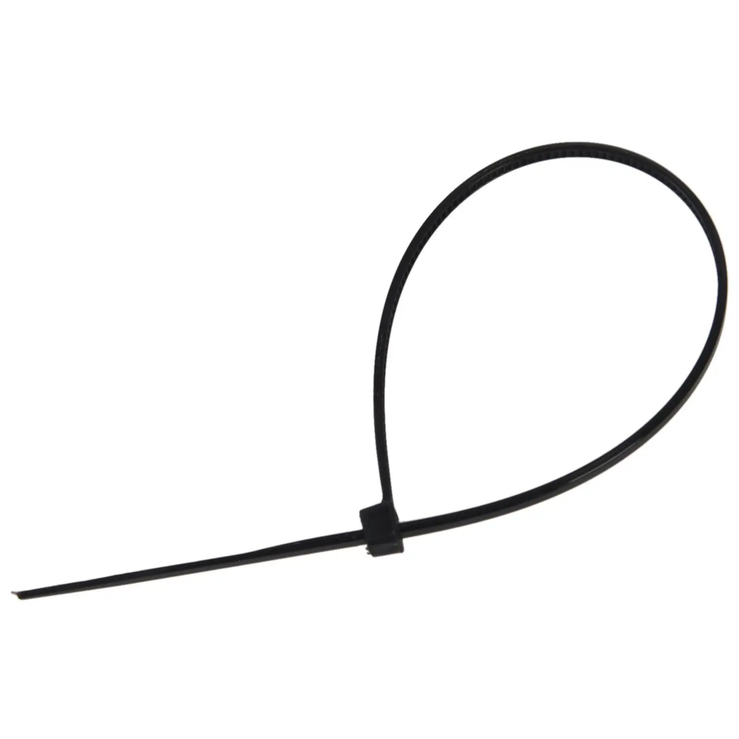 3 мм x 150 мм автоматический провод нажимной кабель органайзер для галстуков Белый Черный 100 шт