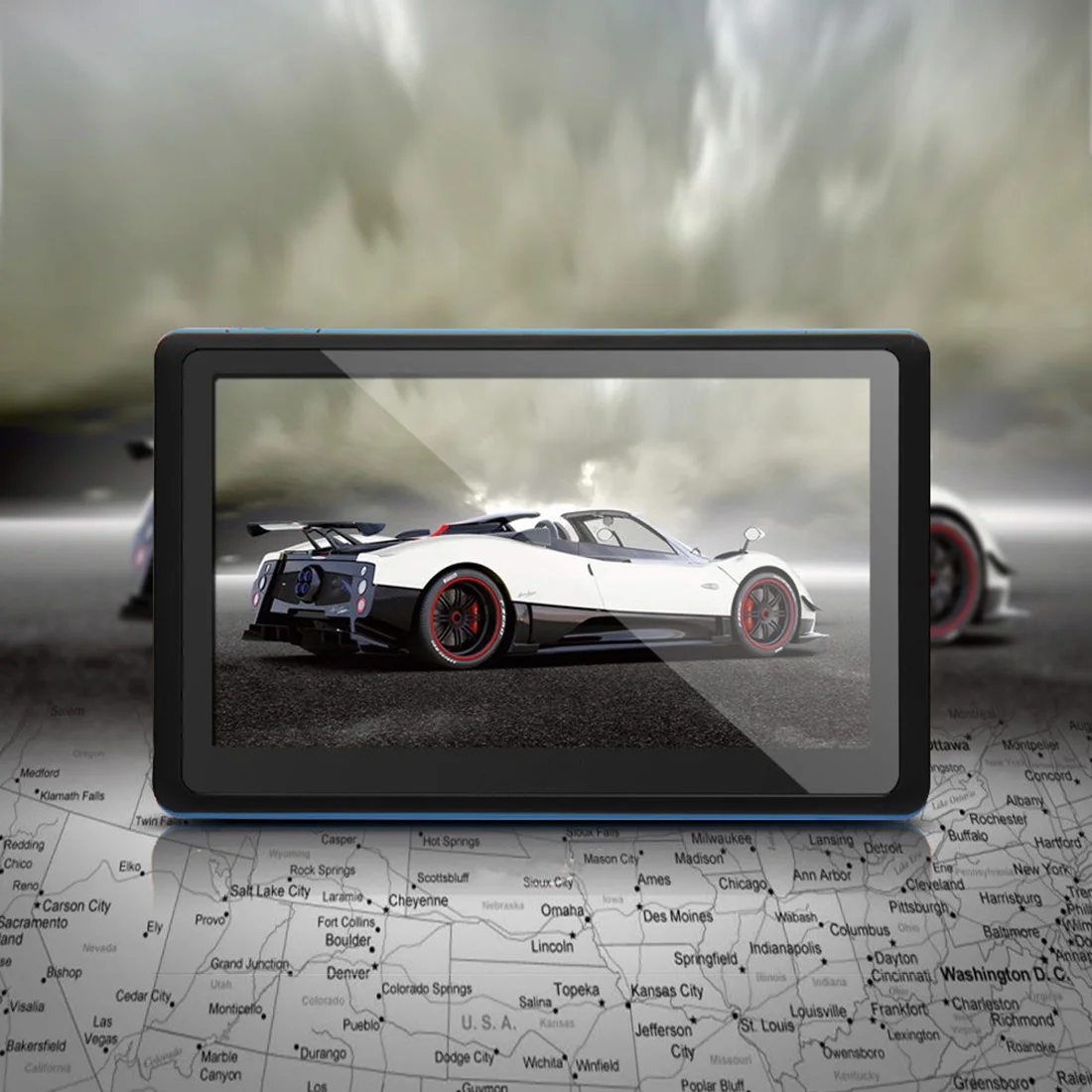  NOYOKERE 5 zoll Definition Touchscreen Auto GPS-Navigation Mit FM Übertragung 128 MB Grafikkarte 8 