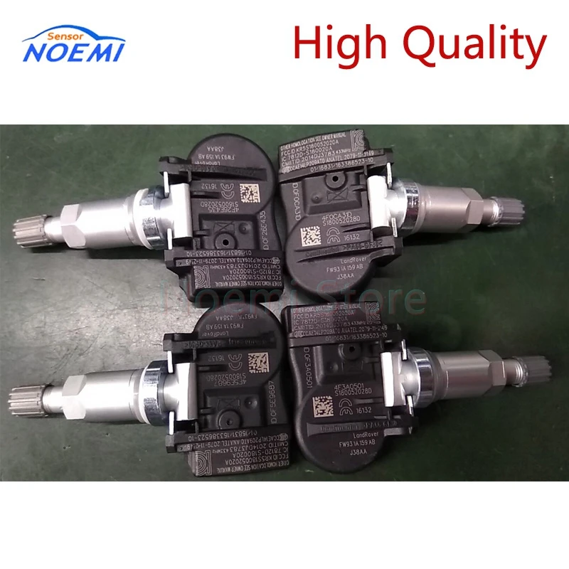 Датчик давления в шинах YAOPEI 4 шт./лот FW931A159AB 433 МГц TPMS для Land Rover Range Sport LR066378 |