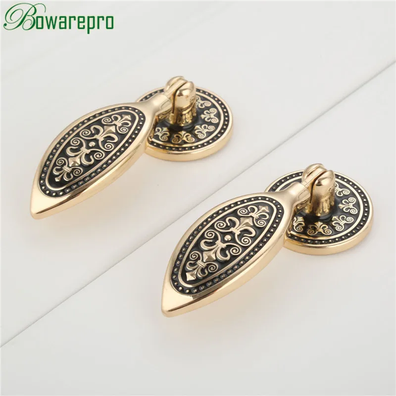 bowarepro Furniture Cabinet Handles Noble Antique Drawer Pulls Vintage Kitchen Cabinet Handles and Knobs Retro Furniture Handles