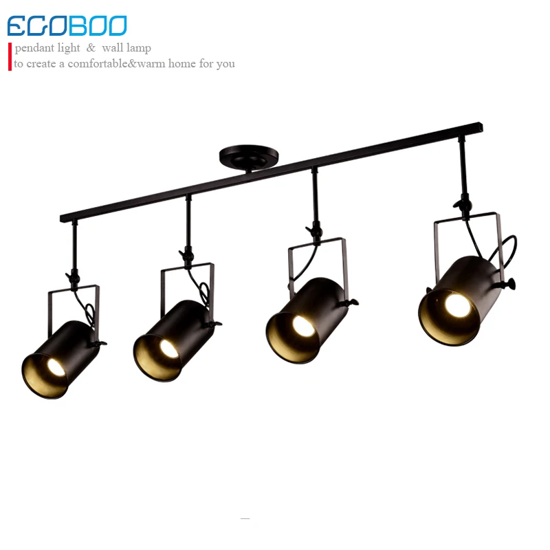 Vintage Led Loft Ceiling Light Creative Iron Metal Hanging Lamp