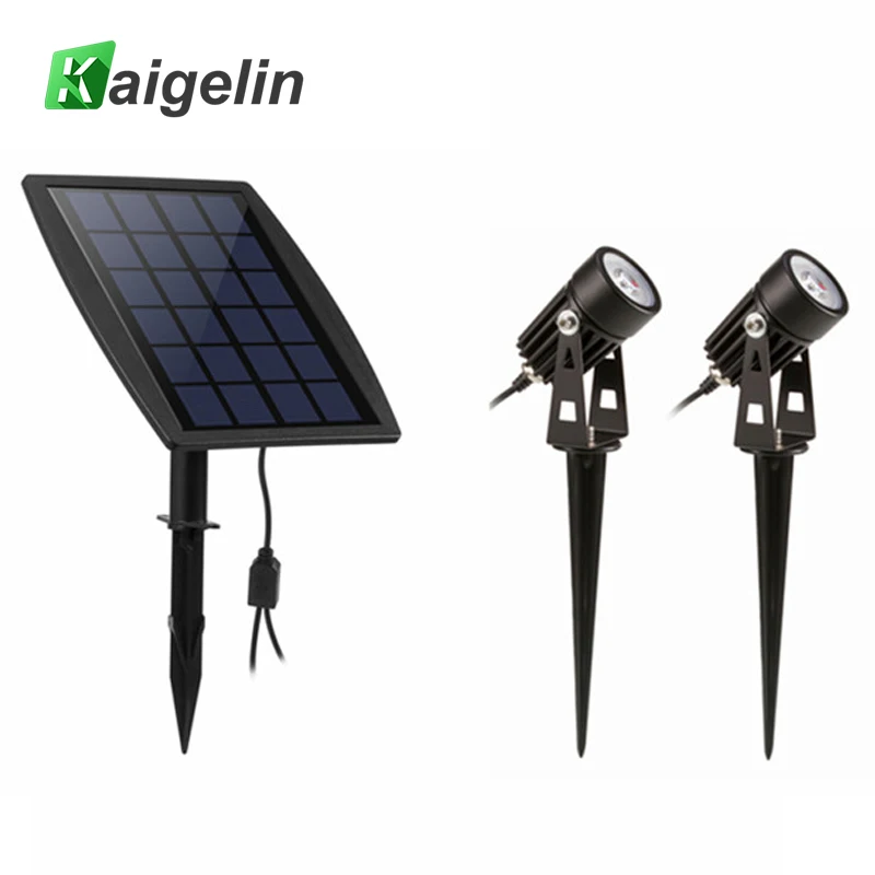 Us 29 88 30 Off 2pcs Lot Led Spike Lights Solar Spot Light Landscape Projector Lamp Spotlight Outdoor Garden Decorative Lighting In