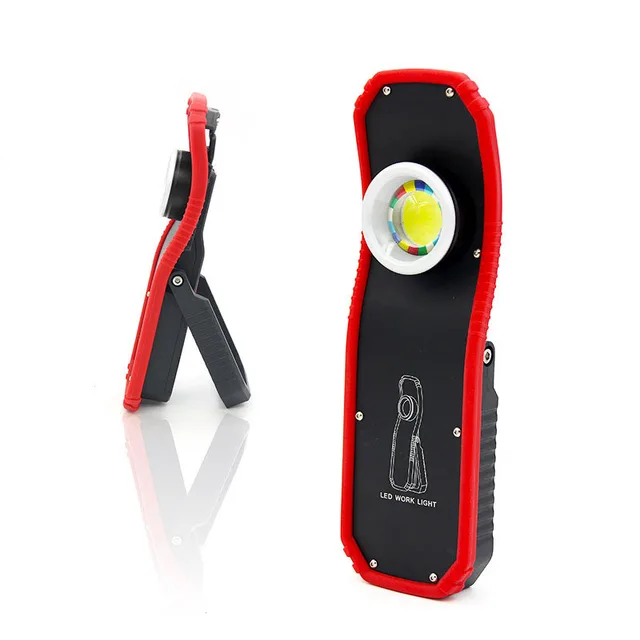 60w Cob Led Professional Emergency Work Light Portable Flashlight 60w Cob Led Professional Emergency Work Light Portable Flashlight Magnetic 360 Degree Stand Hanging Torch Lamp With18650 Battery