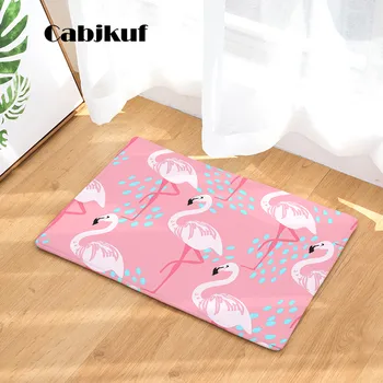 

High Quality Doormat Carpets Flamingo Print Mats Floor Kitchen Bathroom Rugs 40X60or50x80cm