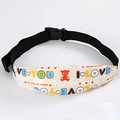 

Infant baby sleeping safety strap Useful Adjustable Child Kids Safety Car Seat Head Support Travel Sleep Aid Head Strap Support