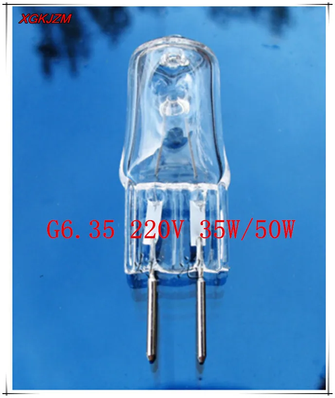 

New G6.35 220V 35W/50W halogen bulb dental bulb halogen lamps 10pcs / lot free shipping!