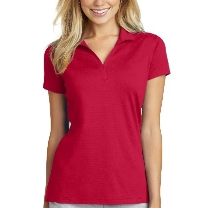 Port Authority L573 Ladies Rapid Dry Mesh Polo Engine Red - 4XL (1)