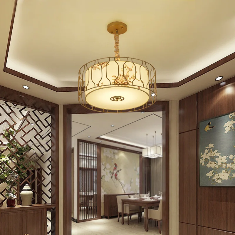 Chinese style round antique Ceiling Lights corridor tyrant Hotel King lobby ceiling lamps decorated lighting LU628 ZL446