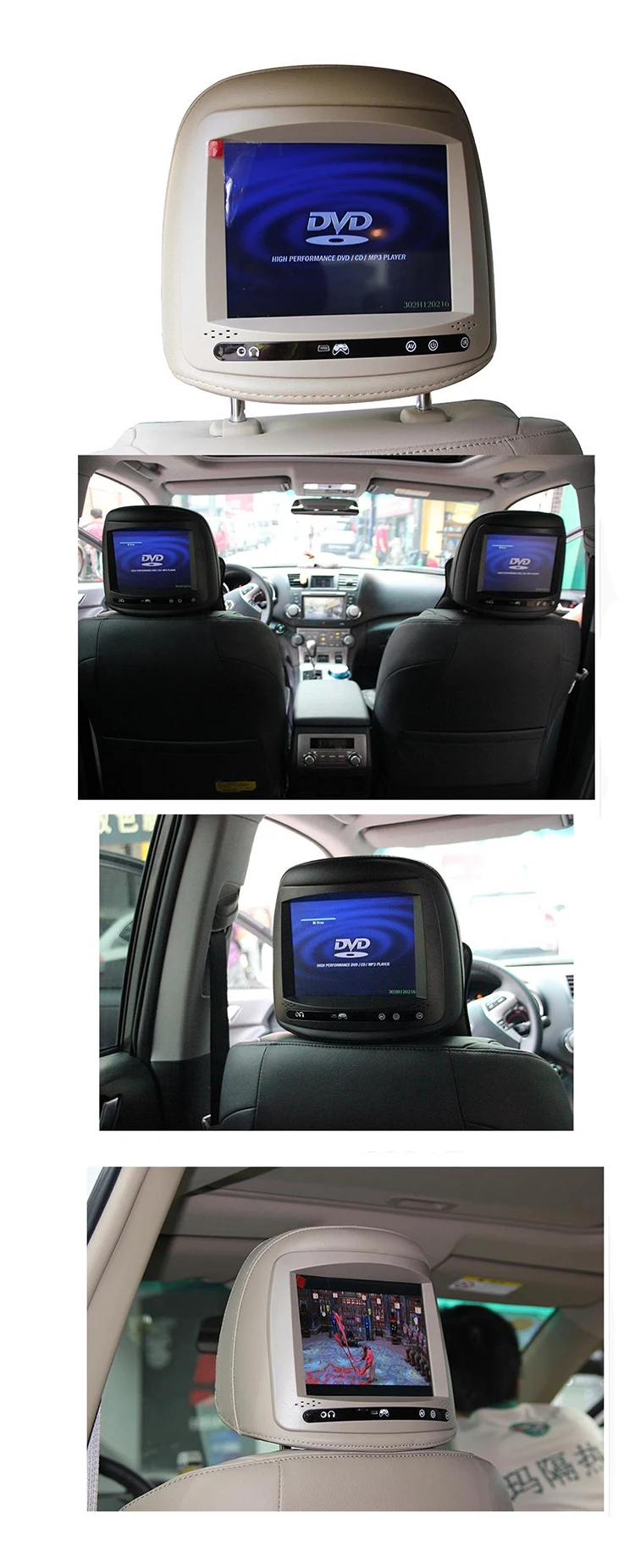 2 Adet Kafalik Araba Monitorleri Icin Honda Accord Honda Crv Icin Honda Civic Ile Hd Dijital Ekran 800x480 7 Inc Bej Siyah Gri Car Monitors Aliexpress