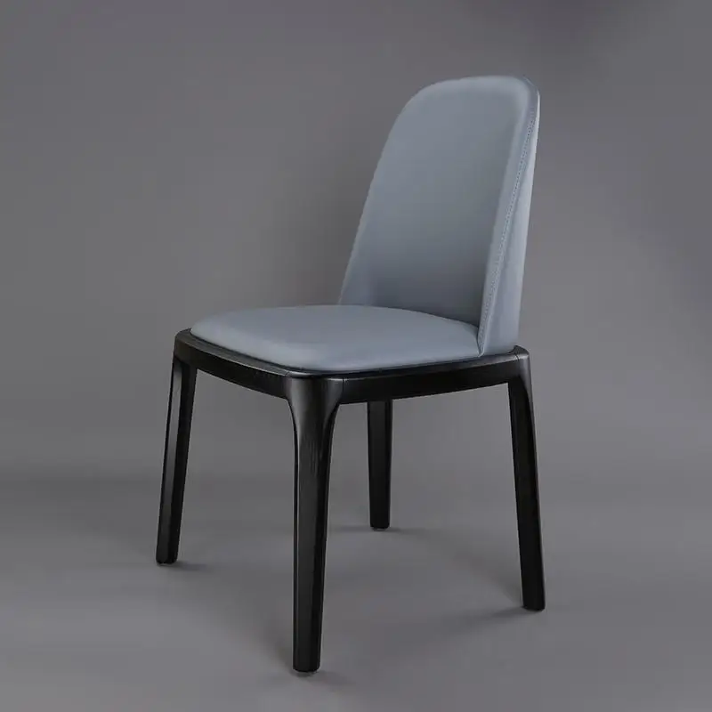 Бытовой твердый обеденный стул из дерева, современный минималистичный стул, спинка, стул, Скандинавское дерево, сетка, красный стул для макияжа - Цвет: Style 9