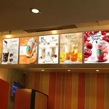 5 Gtaphics/колонка) светодиодное меню для ресторана, отображение меню с одной стороны ультра тонкие световые коробки с подсветкой