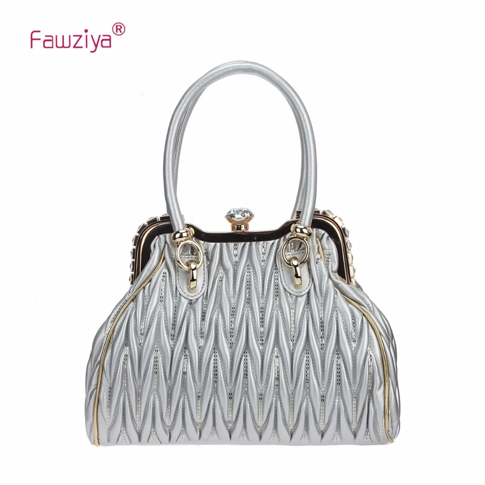 

Fawziya Big Crystal Sequins Tote Bag For Women Shoulder Handbag With Pockets