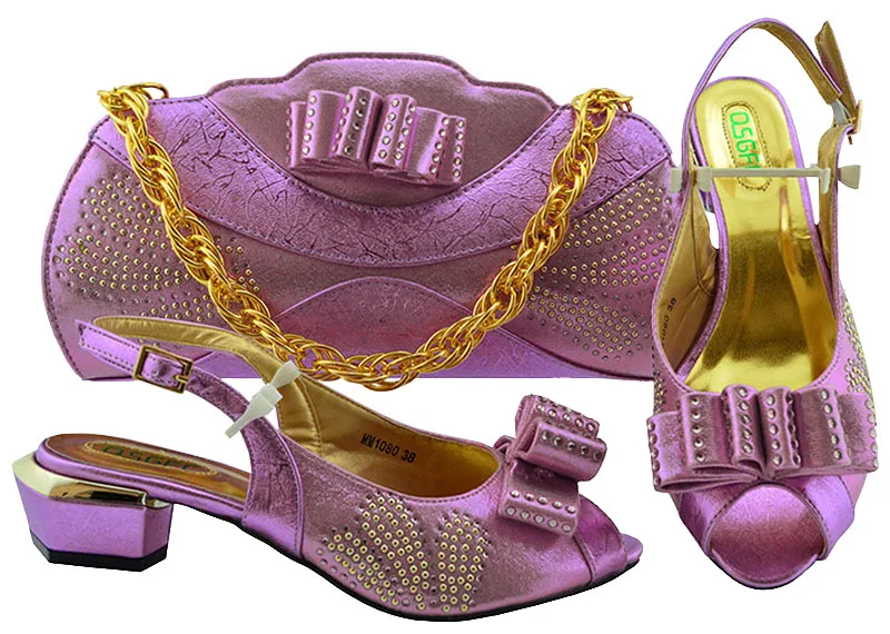Pour 2 Sacs À 5 Ensembles Créateur Chaussures 3 Femmes Sac Correspondre Soirée Ensemble Luxe Et Nouveauté 2019 Nigérian 4 De 6 Dernière Lilas 7 1 vH0qnwx8